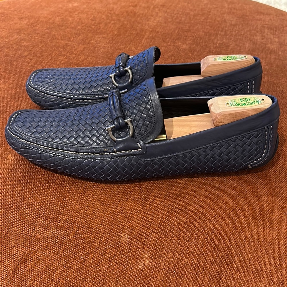 Men’s Salvatore Ferragamo slip on loafers - Size UK 12